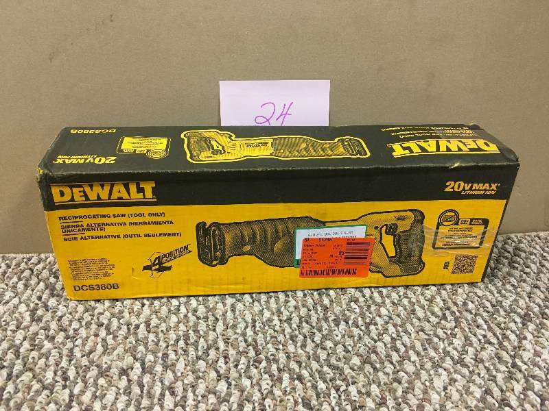 Dewalt DCS380N 18V XR li-ion Reciprocating Saw (Tool Only) used in working condition