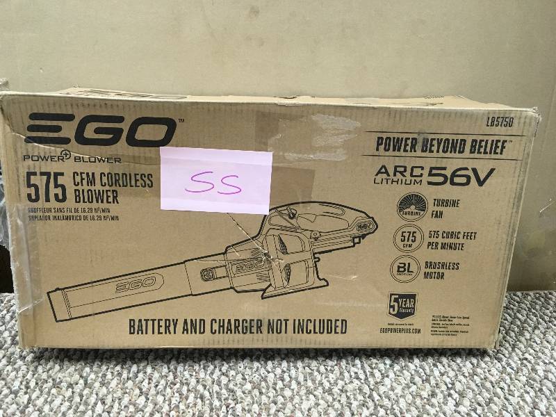 EGO 142 MPH 575 CFM Variable-Speed 56-Volt Lithium-ion Cordless Leaf Tool Only