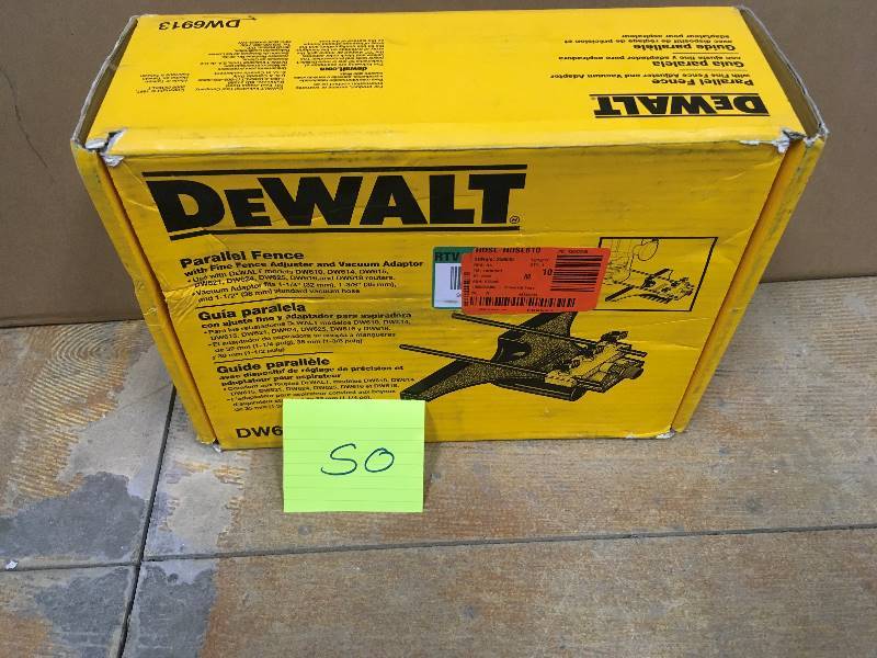 lot 50 image: DeWalt Universal Edge Guide with Dust Collection not used