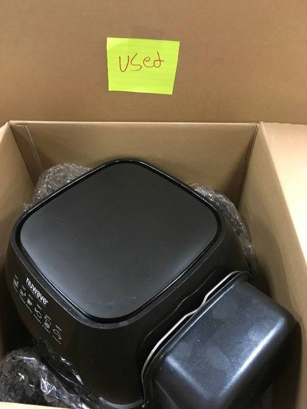 lot 66 image: Nuwave - Brio Digital Air Fryer - 3 Quart Capacity - Reversible Rack, Baking Pan & Recipe Book Included in working conditions