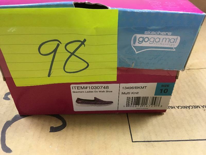 lot 98 image: Skechers Performance Womens Go Walk Glitz Walking Shoes - Size 10 not used