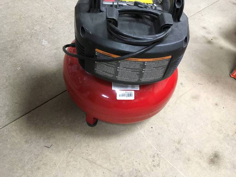 Porter Cable 6 Gallon Pancake Air Compressor in working conditions