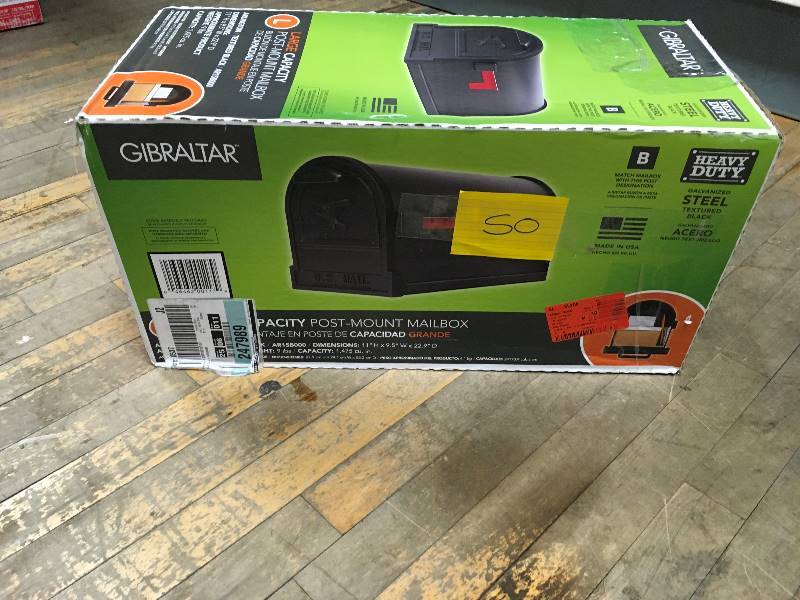 Solar Group Large USPS Approved Premiu ailbox, Black