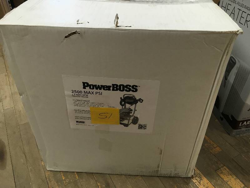 Power BOSS 2500 MAX PSI 2.3 MAX GPM Pressure Washer not used