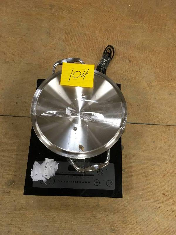 Tramontina Home Appliances 3 Piece Induction Cooking System in working conditions