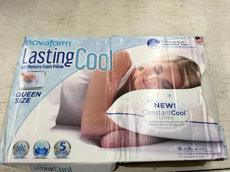 lot 210 image: NOVAFORM LASTING COOL GEL PILLOW