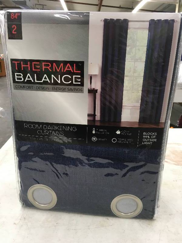 lot 241 image: THERMAL BALANCE CURTAINS