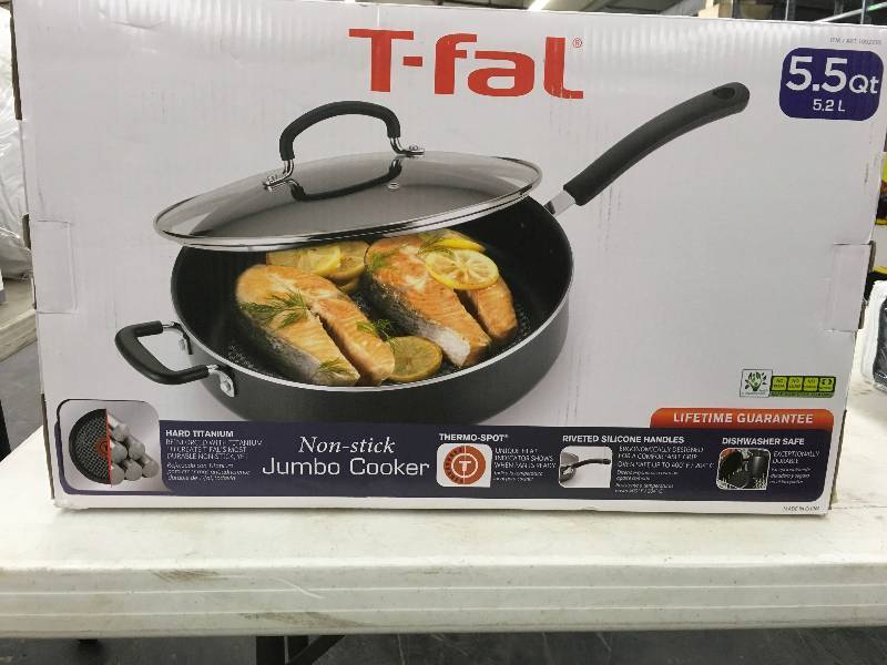 lot 234 image: T FAL 5.5QT DEEP SAUTE