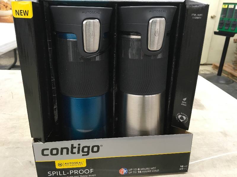 lot 221 image: CONTIGO GRIP 2PK THERMAL