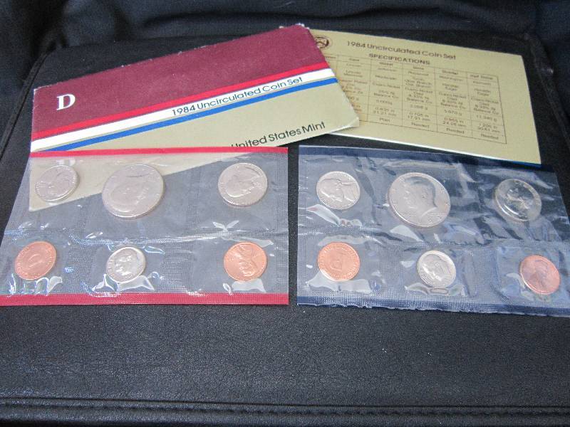 1984 US Mint Uncirculated Coin Set ...