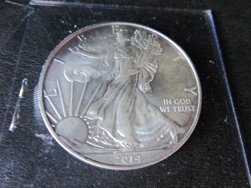 2014 Silver Eagle One Dollar, 1 oz ...