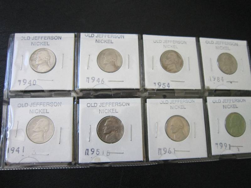 Sheet of Jefferson Nickels...