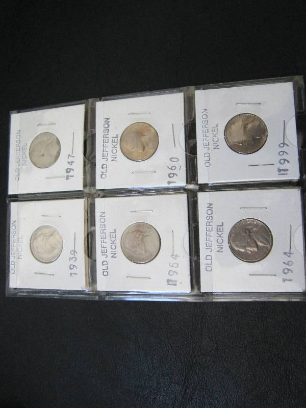 Sheet of Jefferson Nickels...