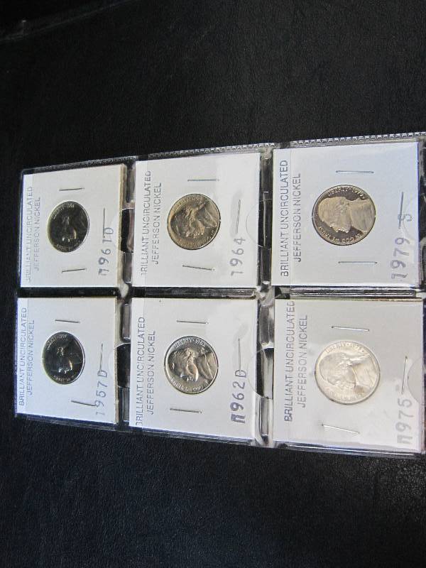Sheet of Jefferson Nickels - Brilli...