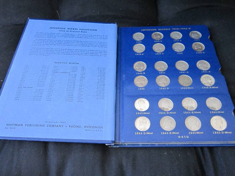 Jefferson Nickels Collection Book 1...