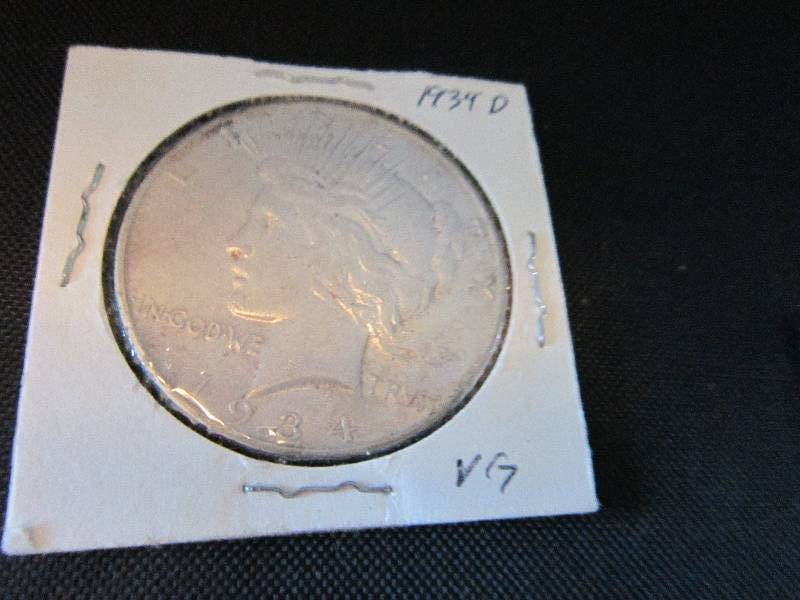 1934 D Peace Dollar VG...