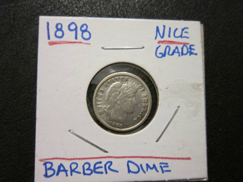 1898 Barber Dime...
