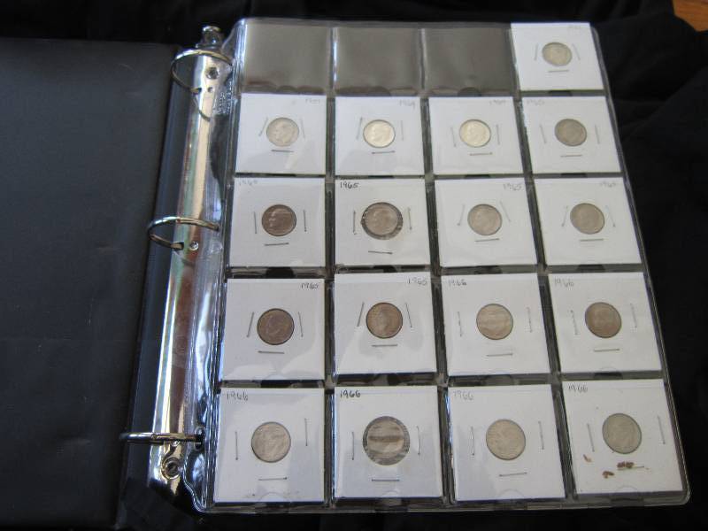 Album of US Dimes - 1951 60s 70s 80...