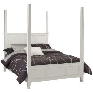 lot 235 image: Home Styles Naples White King Poste...
