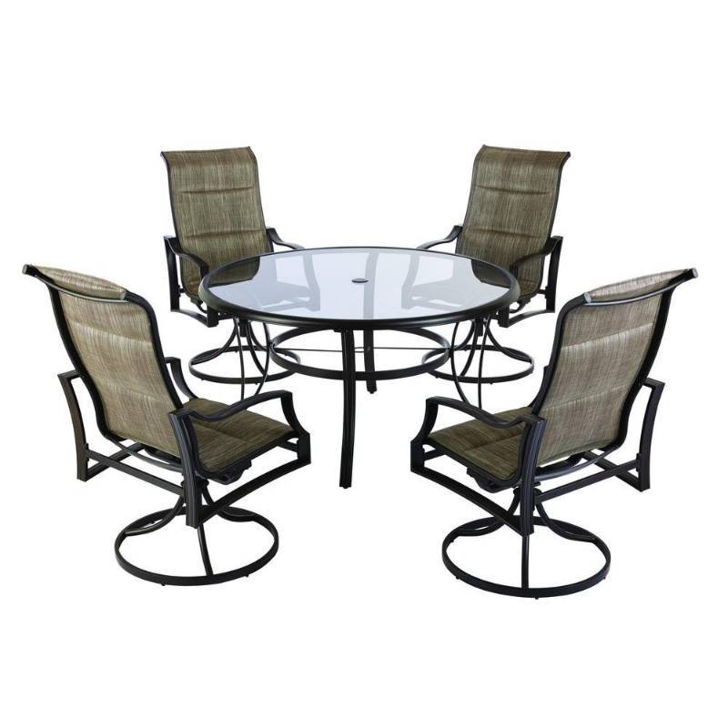 lot 250 image: Hampton Bay Statesville 5-Piece Pad...