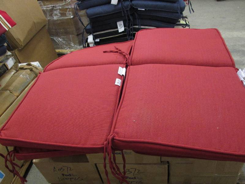 lot 9 image: Lot of 4 Hampton Bay Chili Colored ...