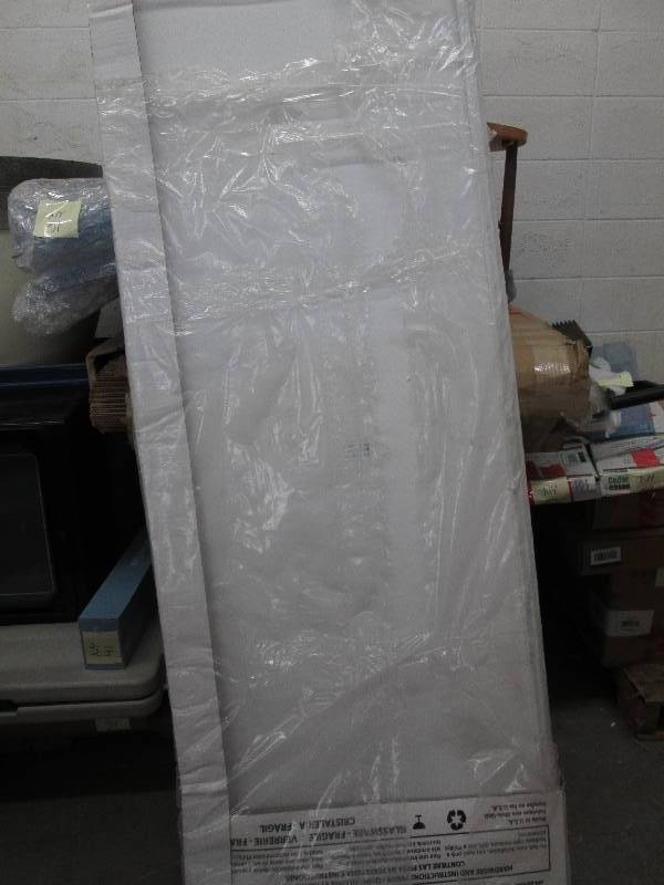 lot 62 image: truPorte 48x80 Series 325 Steel Whi...
