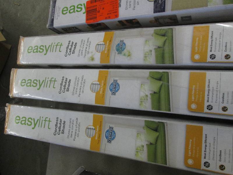 lot 65 image: Lot of 3 Redi Shade Easy Lift Trim-...