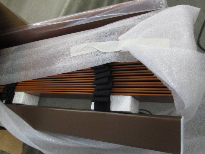lot 97 image: Bali 2 inch Faux Wood Blinds...