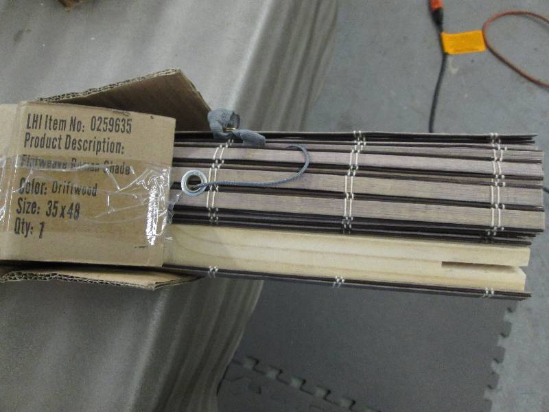 lot 99 image: 3 Roman Shades 1 Driftwood 35x48, ...