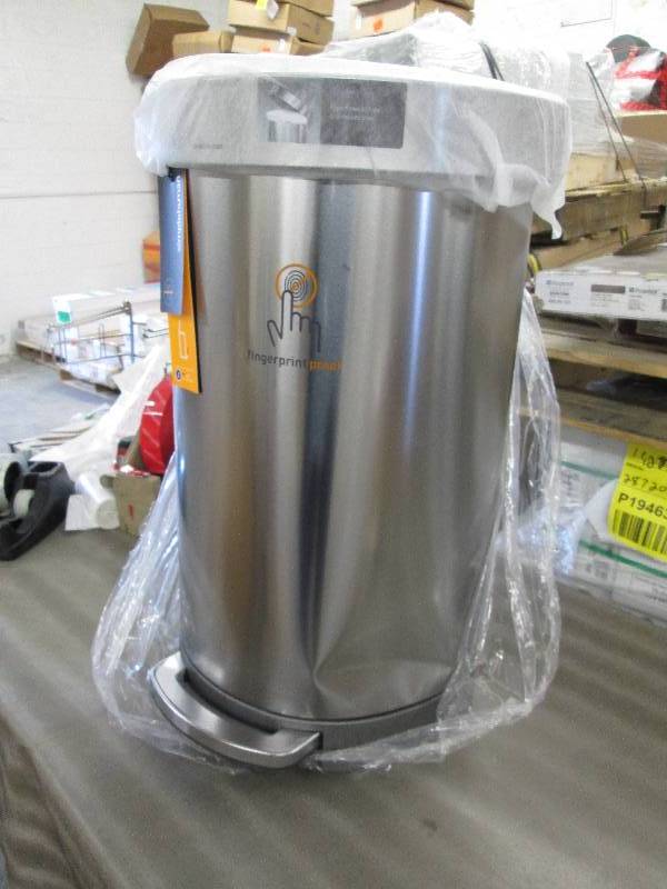 lot 197 image: SimpleHuman 45L StepCan- dented...