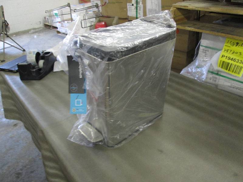 lot 213 image: simplehuman 10L Step Can- out of bo...