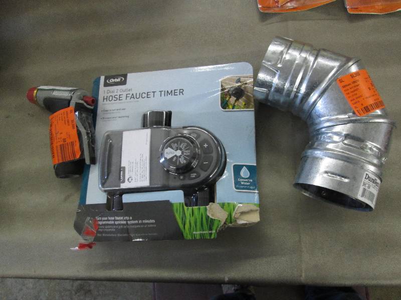 lot 215 image: Hose Faucet Timer, 3 inch Pellet Ve...