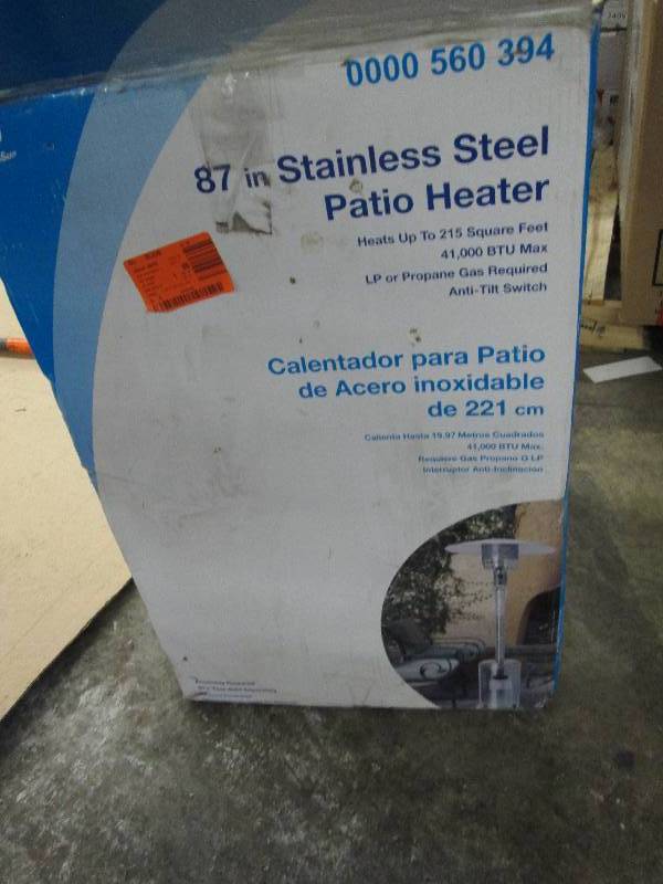 lot 227 image: Gardensun 87 inch 41,000 BTU Stainl...