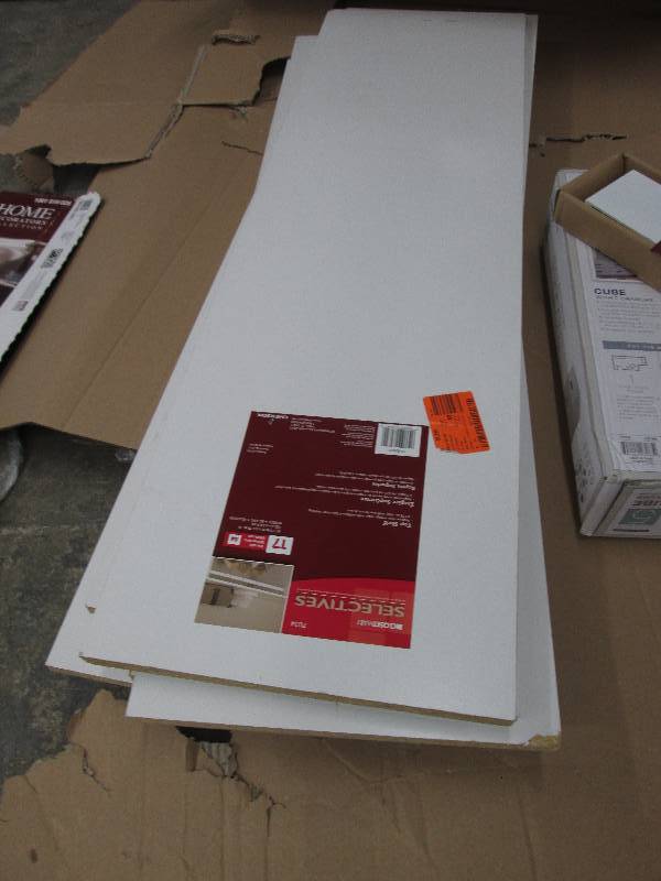 lot 234 image: 6 ClosetMaid Selectives 48 in. Whit...