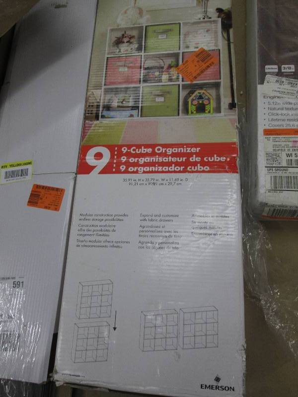 lot 241 image: ClosetMaid 36 in. W x 36 in. H Whit...