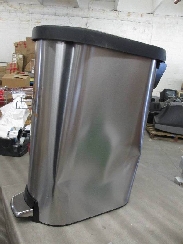 lot 297 image: humansimple 45L Step Can open box, ...