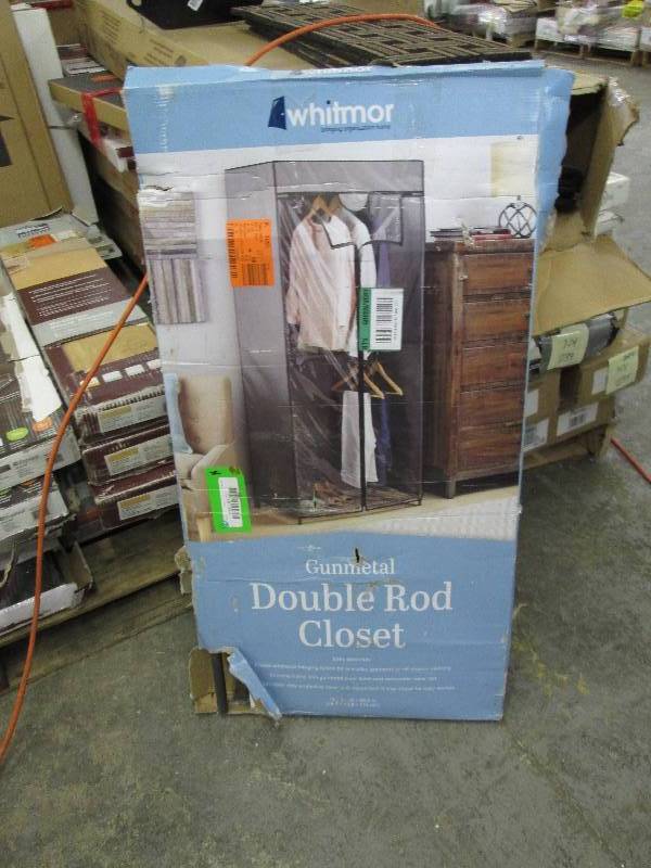 lot 299 image: Whitmoor Gunmetal Doublerod Closet ...