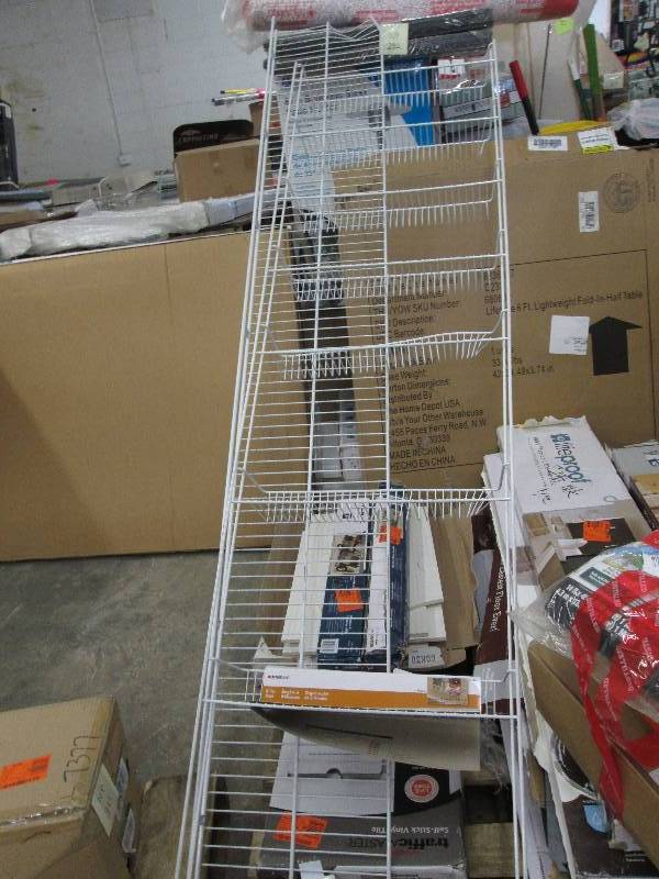 lot 312 image: Closetmaid 72 in. x 18 in. 8-Tier V...