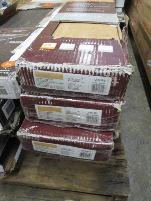 lot 313 image: 3 CasesTrafficMaster Allure 6 in. x...