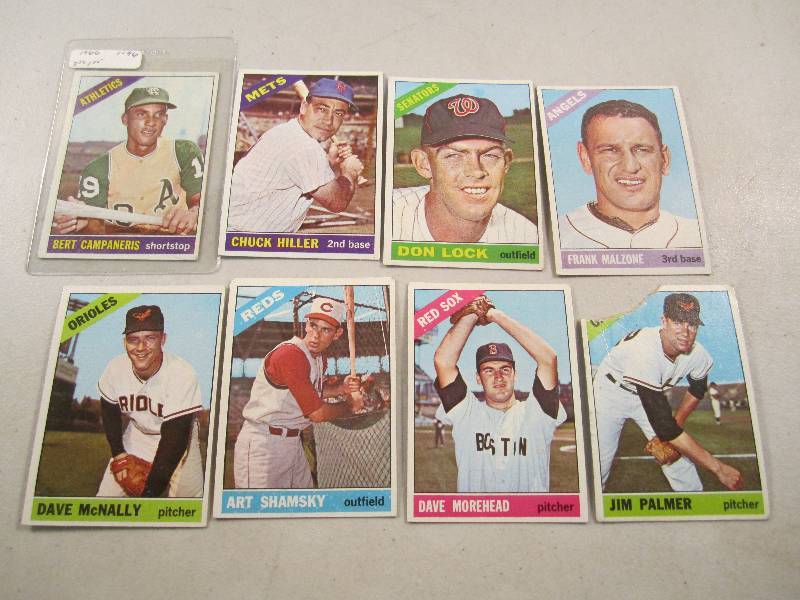 Lot of 8 - 1966 Topps Baseball Card...