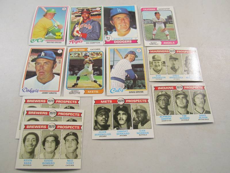 Lot of 13 Various 1970s Topps Base...