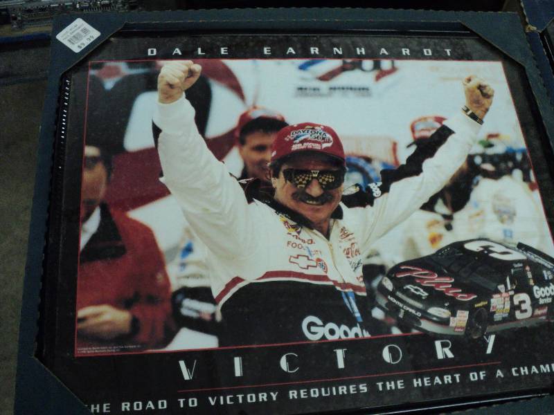 lot 63 image: Dale Earnhardt victory posters...