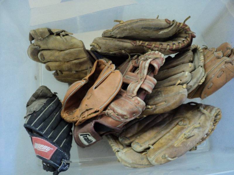 lot 111 image: Gloves and balls...