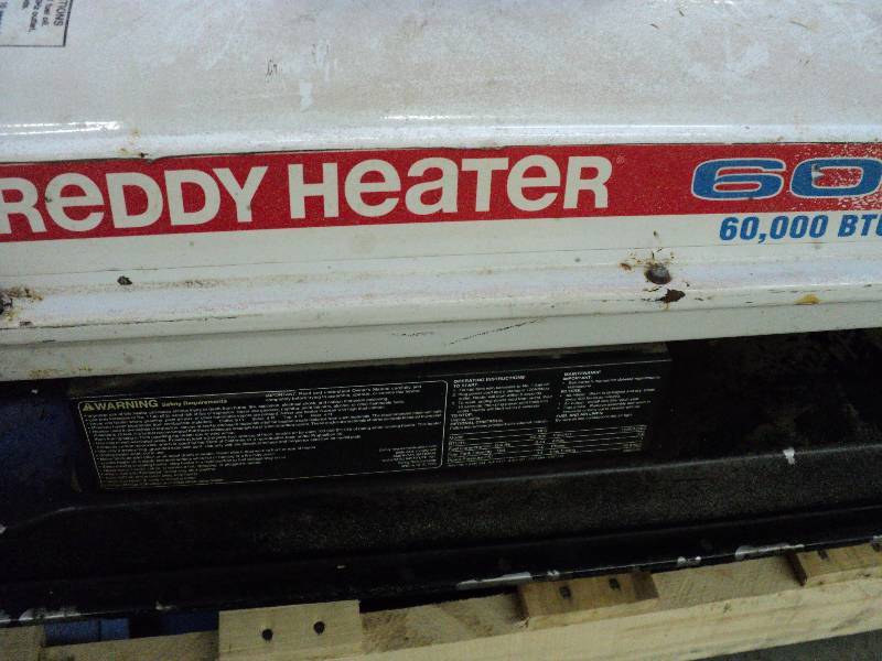 lot 135 image: Reddy heater - 60,000 BTU...