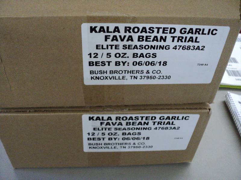 lot 141 image: 24 5 oz. Bags Kala Roasted Garlic F...