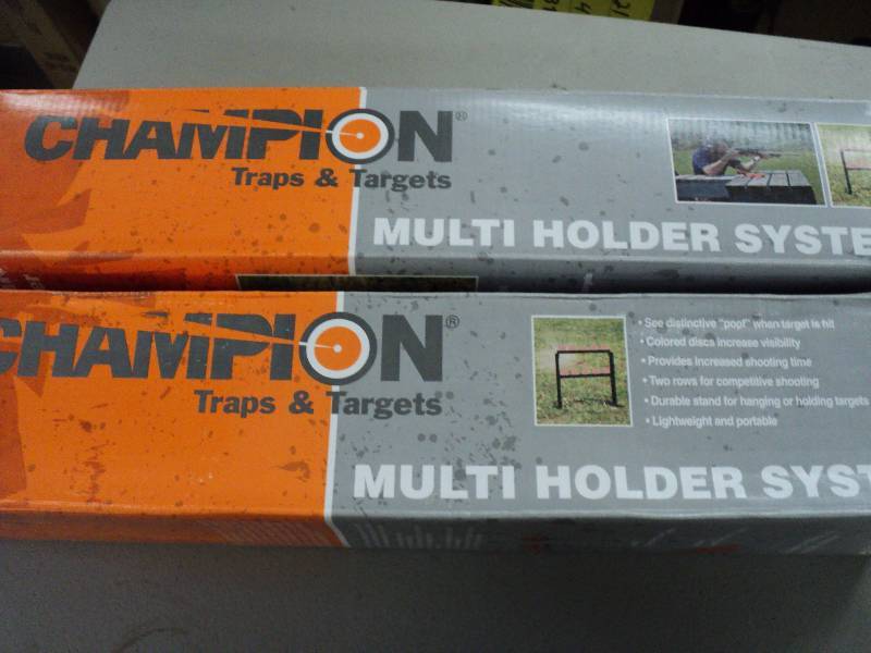 lot 167 image: Set of 2 champion traps and targets...