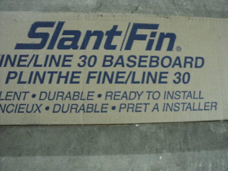 lot 184 image: Slant Fin Base Heater enclosure onl...