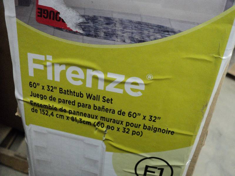 lot 212 image: filenze bathtub wall set...