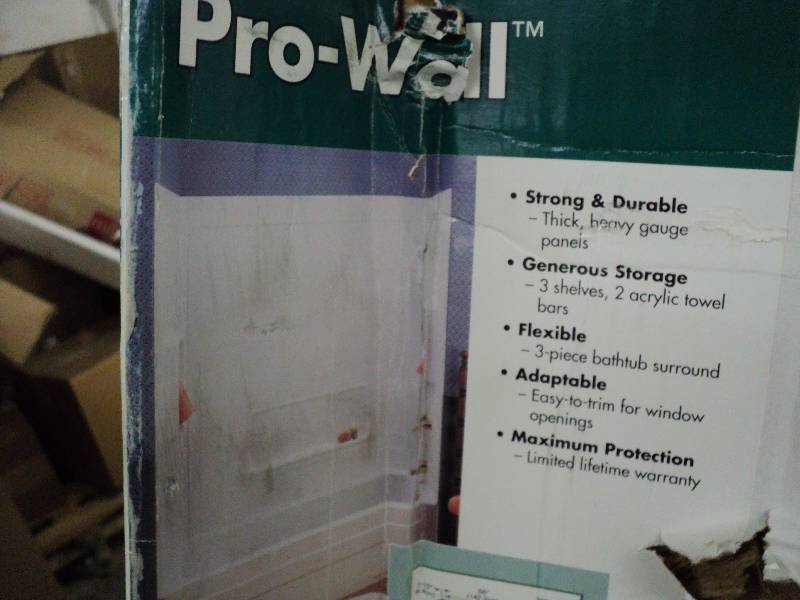 lot 213 image: pro-wall wall shower kit...