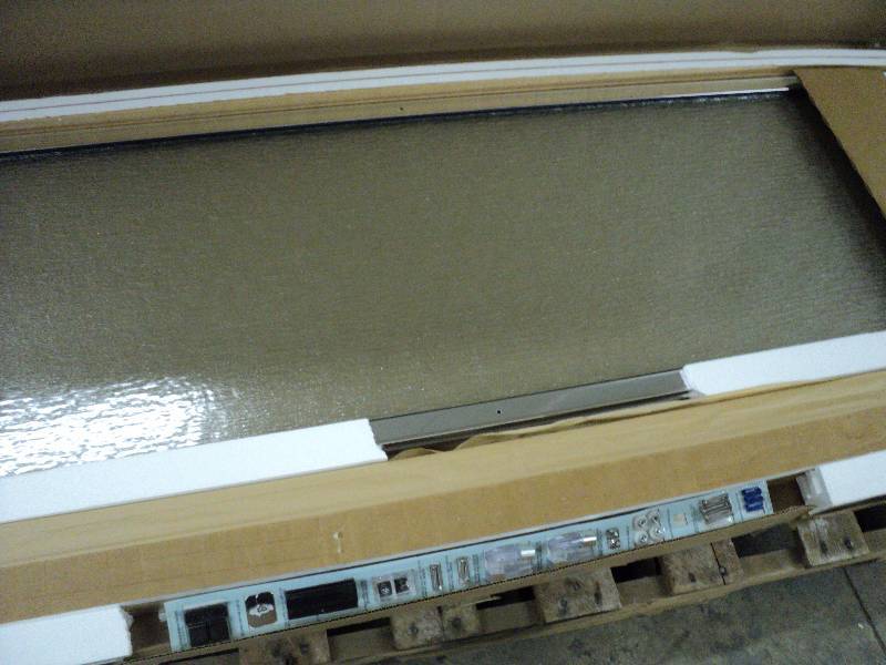 lot 217 image: silver frame glass shower doors...